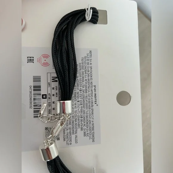 Some 2 bubbles on silver surface Snail shell rope necklace Zara lot #1 - Picture 9 of 14